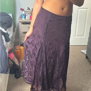 Elegant Purple Women's Skirt